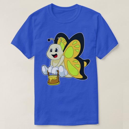 Schmetterling mit Honig T-Shirt (Design vorne)