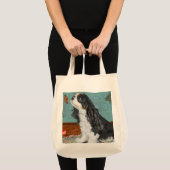 Schmetterling mit Hundeschuhtasche Tragetasche (Vorderseite (Produkt))