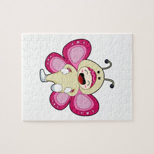 Schmetterling mit Kostüm Puzzle (Horizontal)