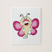 Schmetterling mit Kostüm Puzzle (Vertikal)