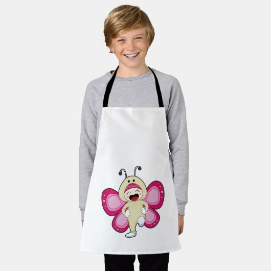 Schmetterling mit Kostüm Schürze (Getragen)