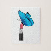 Schmetterling mit Lipstick Puzzle (Vertikal)