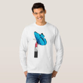 Schmetterling mit Lipstick T-Shirt (Vorne ganz)
