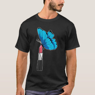Schmetterling mit Lipstick T-Shirt