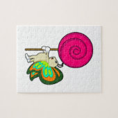 Schmetterling mit Lollipop Puzzle (Horizontal)
