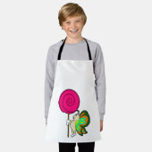 Schmetterling mit Lollipop Schürze (Getragen)