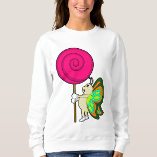 Schmetterling mit Lollipop Sweatshirt