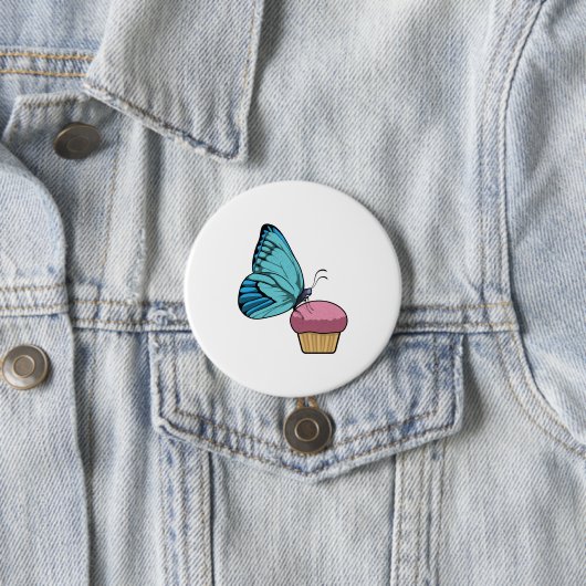 Schmetterling mit Muffin Button (Beispiel)