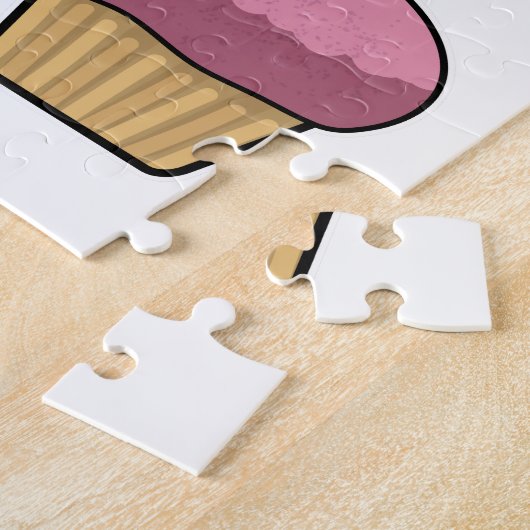 Schmetterling mit Muffin Puzzle (Seite)