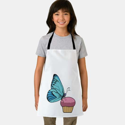 Schmetterling mit Muffin Schürze (Insitu)
