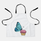 Schmetterling mit Muffin Schürze (Vorderseite)