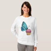 Schmetterling mit Muffin T-Shirt (Vorne ganz)