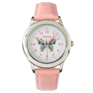 Schmetterling mit Namen Armbanduhr