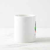 Schmetterling mit Regenbogen Kaffeetasse (Mittel)