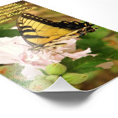 Schmetterling mit Römern 12:2 Fotodruck (Ecke)