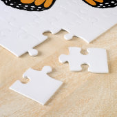 Schmetterling mit Rose Puzzle (Seite)