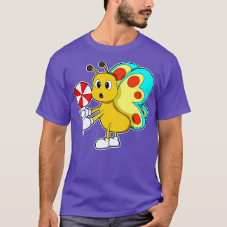 Schmetterling mit Süßigkeiten T-Shirt