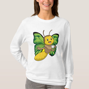 Schmetterling mit Tasse Kaffee T-Shirt