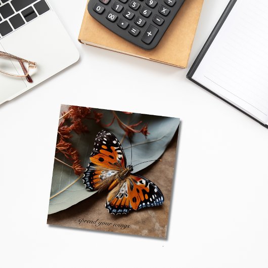 Schmetterling mit Tigermuster-Flügeln individuell Einladung