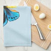 Schmetterling mit Vogelflügeln Geschirrtuch (Viertel Falte)