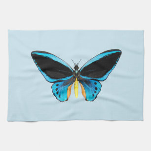 Schmetterling mit Vogelflügeln Geschirrtuch