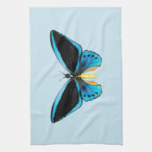 Schmetterling mit Vogelflügeln Geschirrtuch (Vertikal)