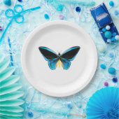 Schmetterling mit Vogelflügeln Pappteller (Party)