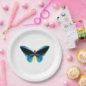 Schmetterling mit Vogelflügeln Pappteller (Party)