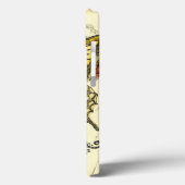 Schmetterling mit Wildblumen Case-Mate iPhone Hülle (Rückseite / Links)