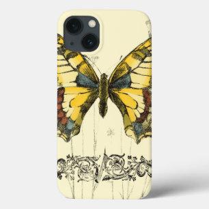 Schmetterling mit Wildblumen Case-Mate iPhone Hülle