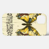 Schmetterling mit Wildblumen Case-Mate iPhone Hülle (Rückseite (Horizontal))