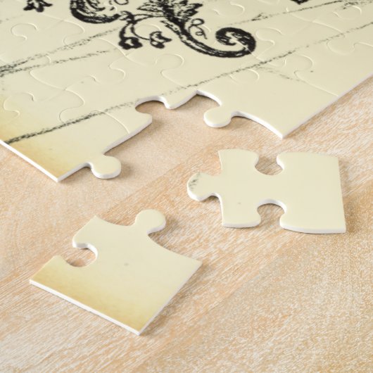 Schmetterling mit Wildblumen Puzzle (Seite)