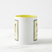 Schmetterling mit Wildblumen Tasse (Zentrum)