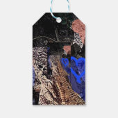 Schmetterling mit Zebraschwanz Geschenkanhänger (Rückseite)