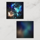 Schmetterling Mitteilungskarte (Vorne/Hinten)