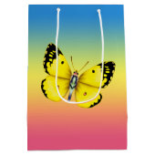 Schmetterling Mittlere Geschenktüte (Rückseite)