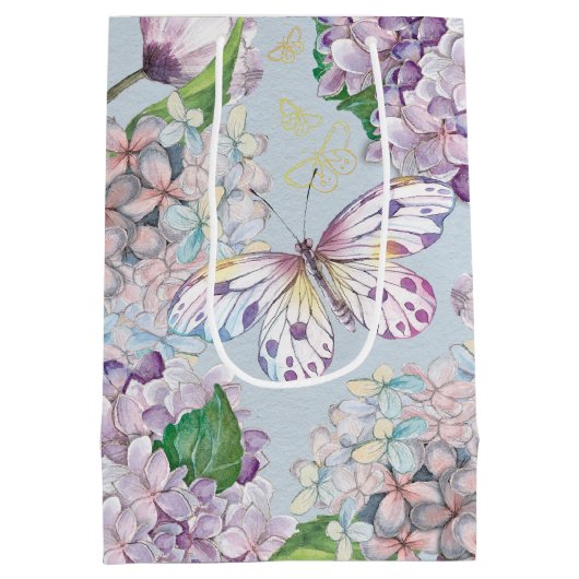 Schmetterling Mittlere Geschenktüte (Rückseite)