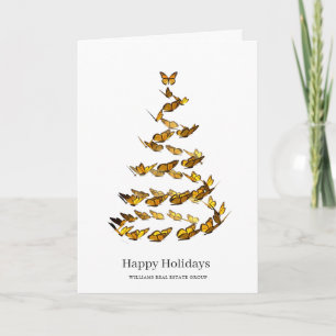 Schmetterling Monarch Weihnachten Firmen Gruß