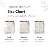Schmetterling-Monogramm-Flanelldecke Fleecedecke