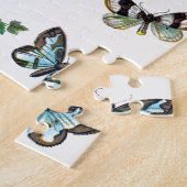 Schmetterling, Moth und Raupe Puzzle (Seite)