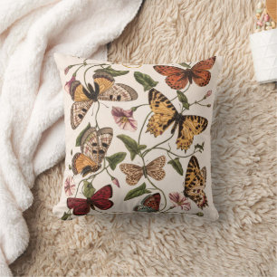 Schmetterling & Motte von Paul Gervais Kissen