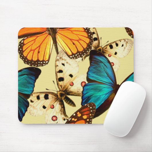 Schmetterling Mousepad (Mit Mouse)