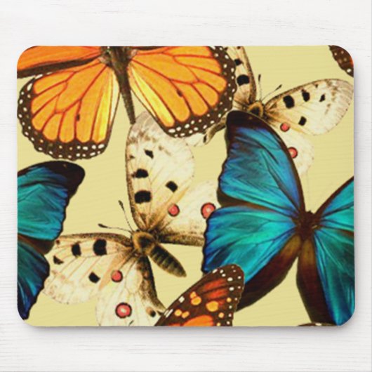Schmetterling Mousepad (Vorne)