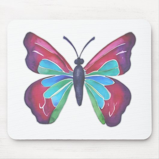 Schmetterling Mousepad (Vorne)