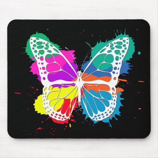 Schmetterling Mousepad (Vorne)