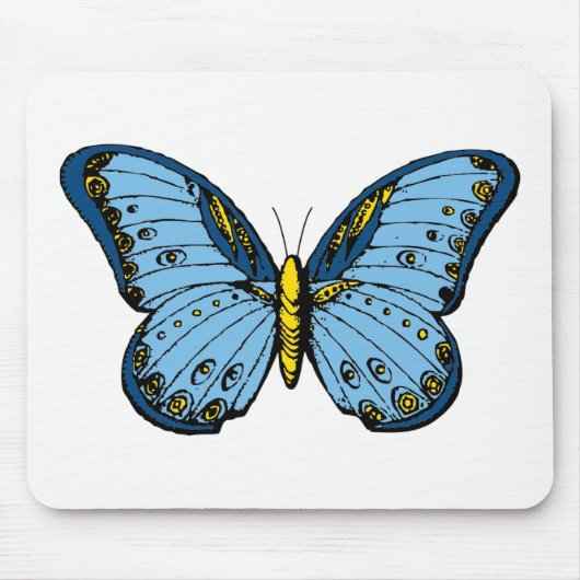 Schmetterling Mousepad (Vorne)