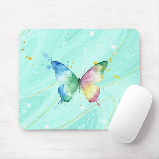 Schmetterling Mousepad (Mit Mouse)
