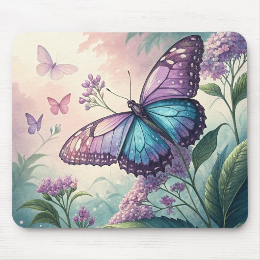Schmetterling Mousepad (Vorne)