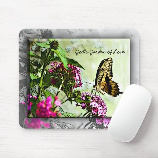 Schmetterling Mousepad (Mit Mouse)