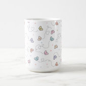 Schmetterling Nahtloses Muster Kaffeetasse (Mittel)